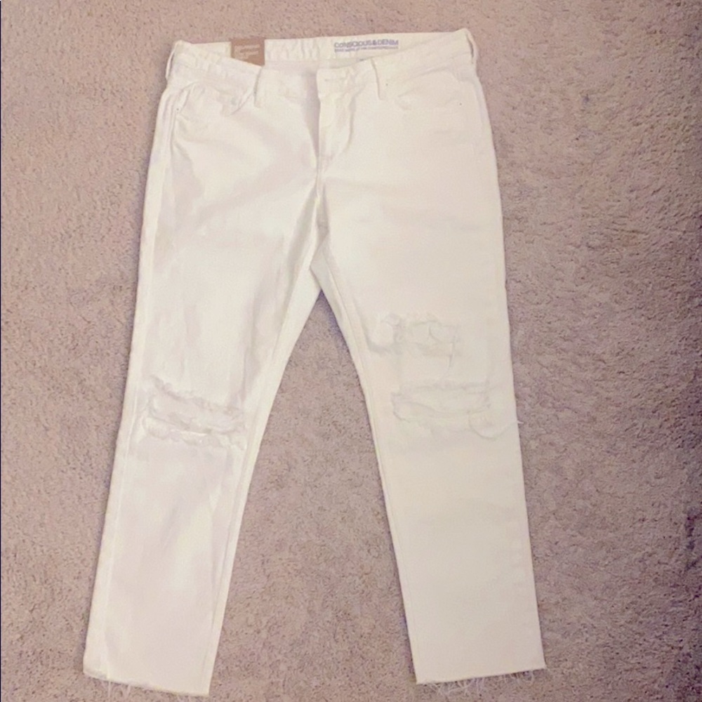 H&M White Denim